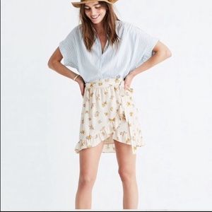 Madewell wrap skirt